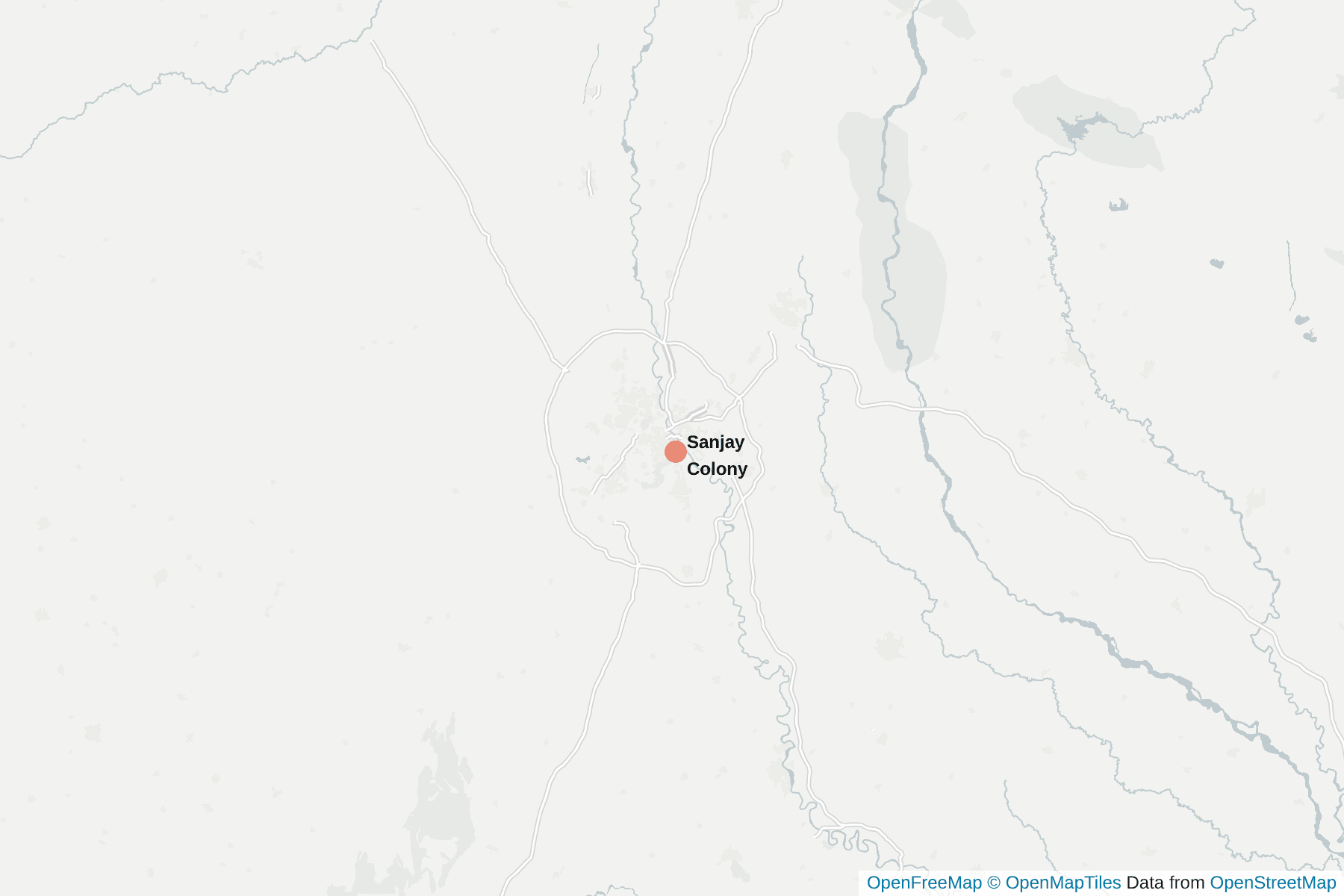Map of Sanjay Colony
