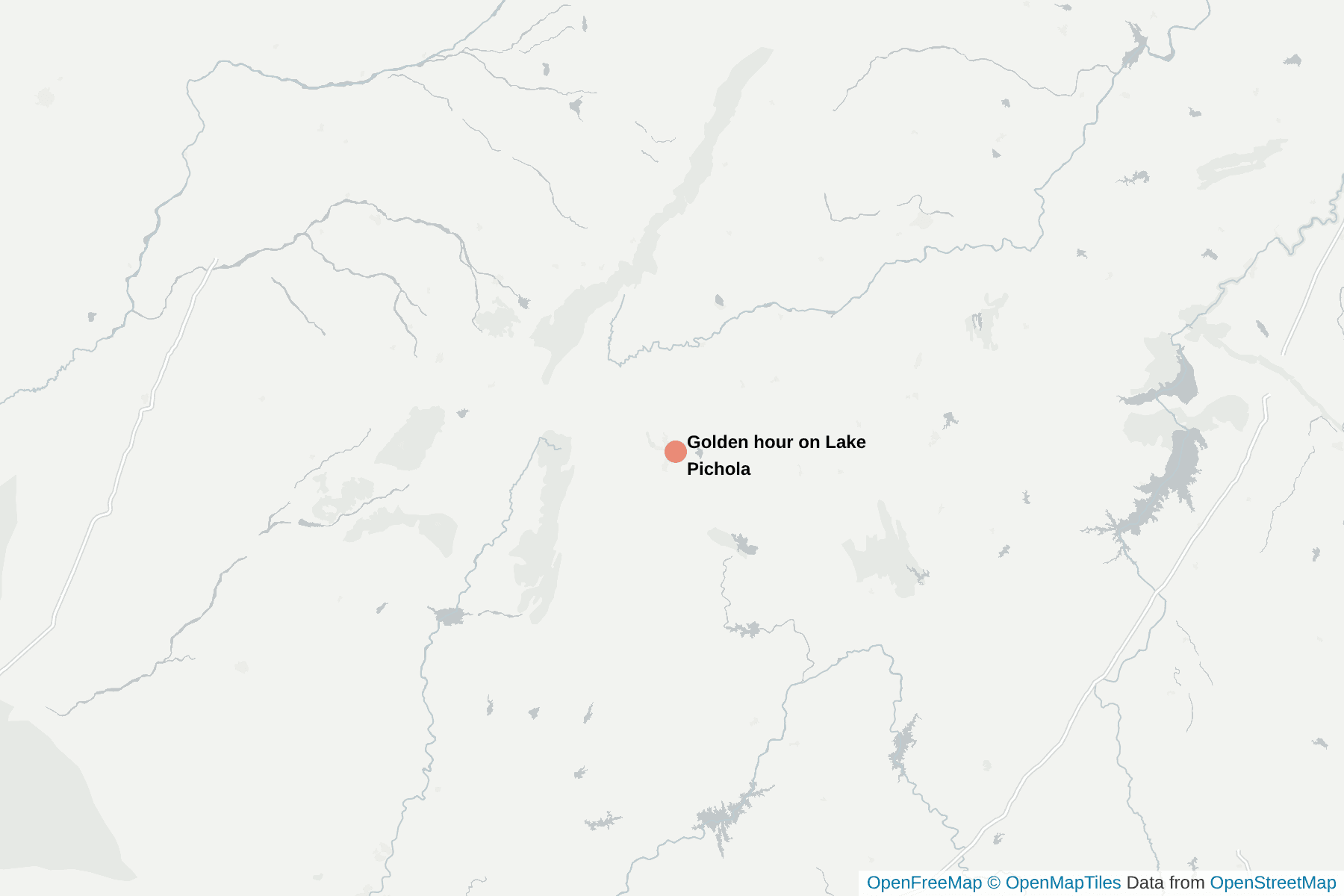 Map of Golden hour on Lake Pichola