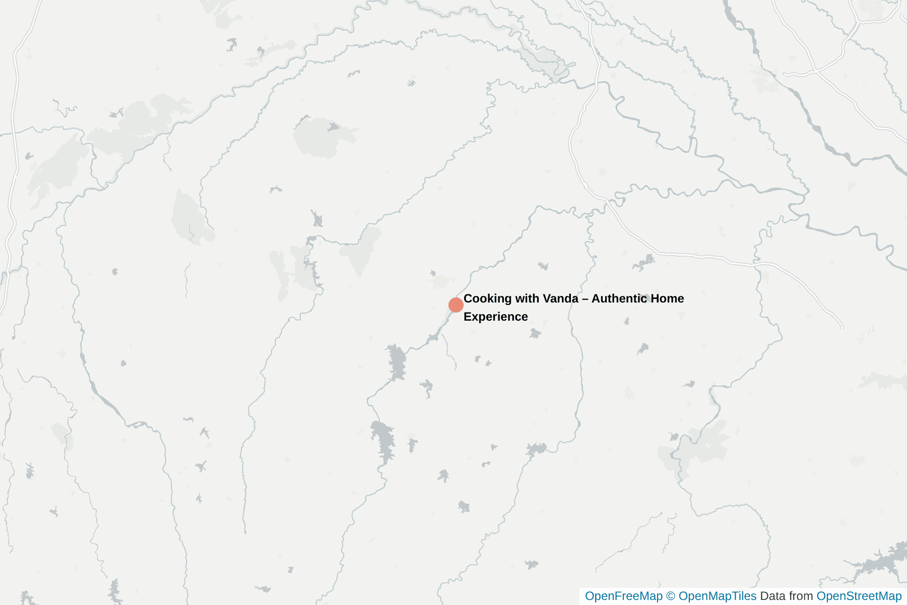 Map of Cooking with Vanda – Authentic Home Experience