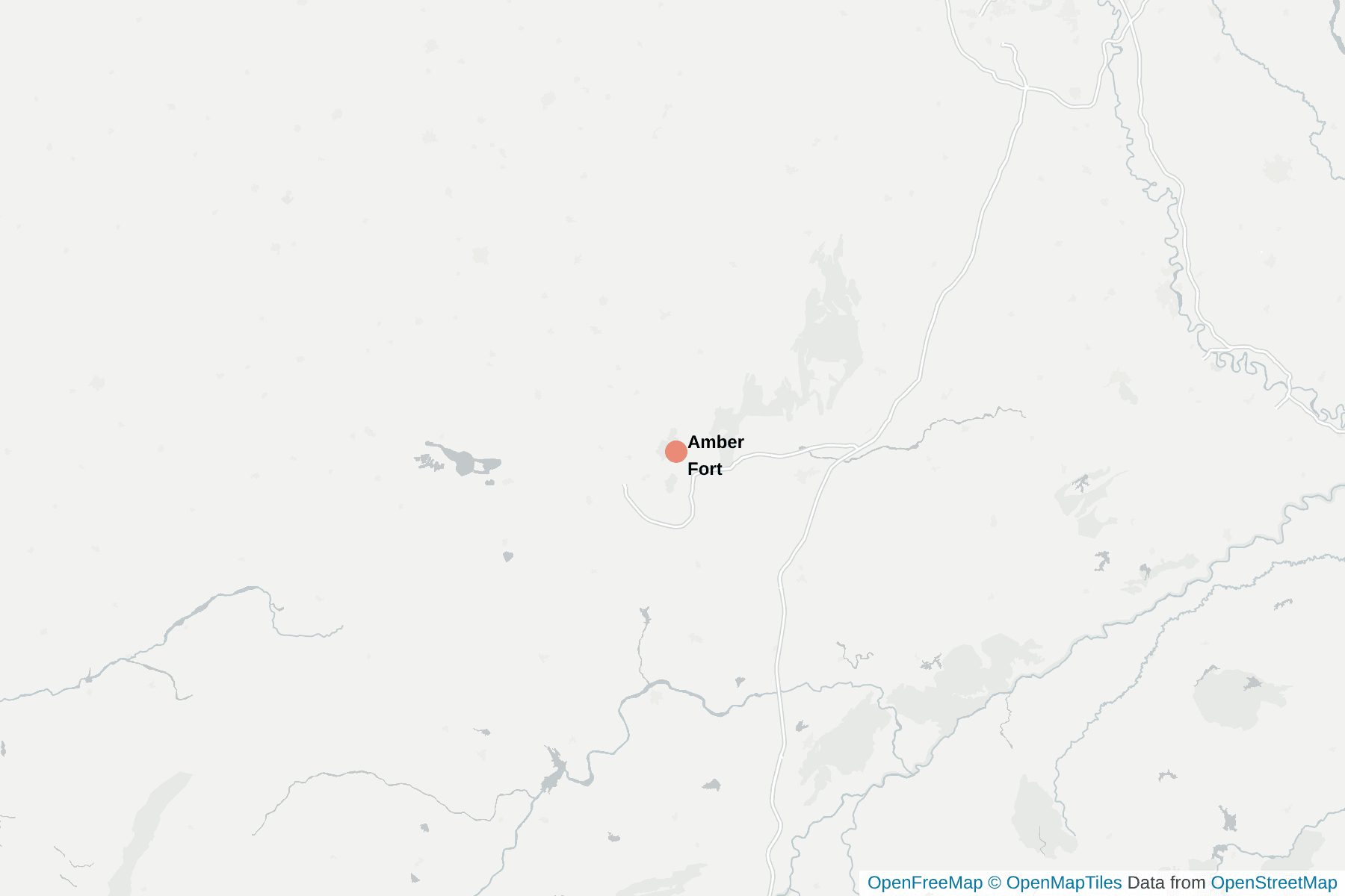 Map of Amber Fort